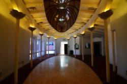 This former swimming pool space will become the main classroom for art, tech, and media programs at Maker House.
